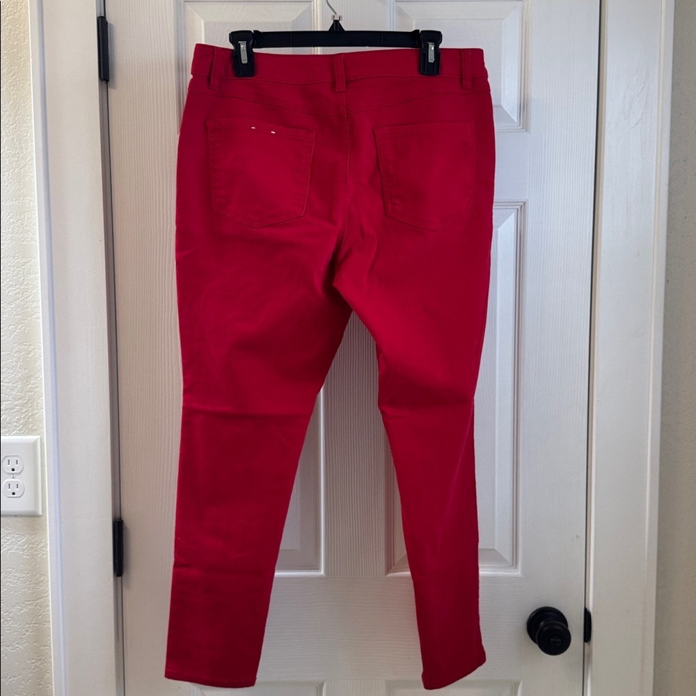 d. jeans Vibrant Red Trousers - Picture 5 of 8